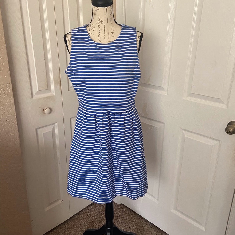 J. Crew sleeveless dress, size large